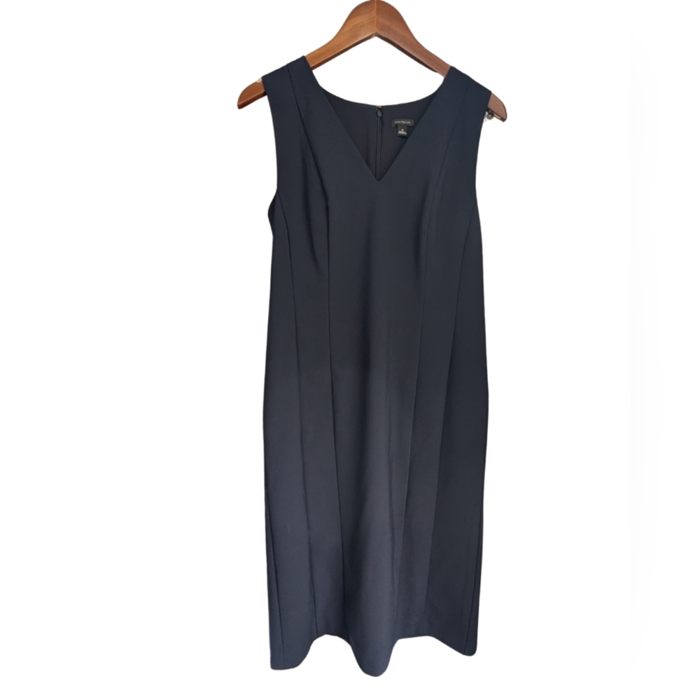 Ann Taylor Classic Navy Blue Dress